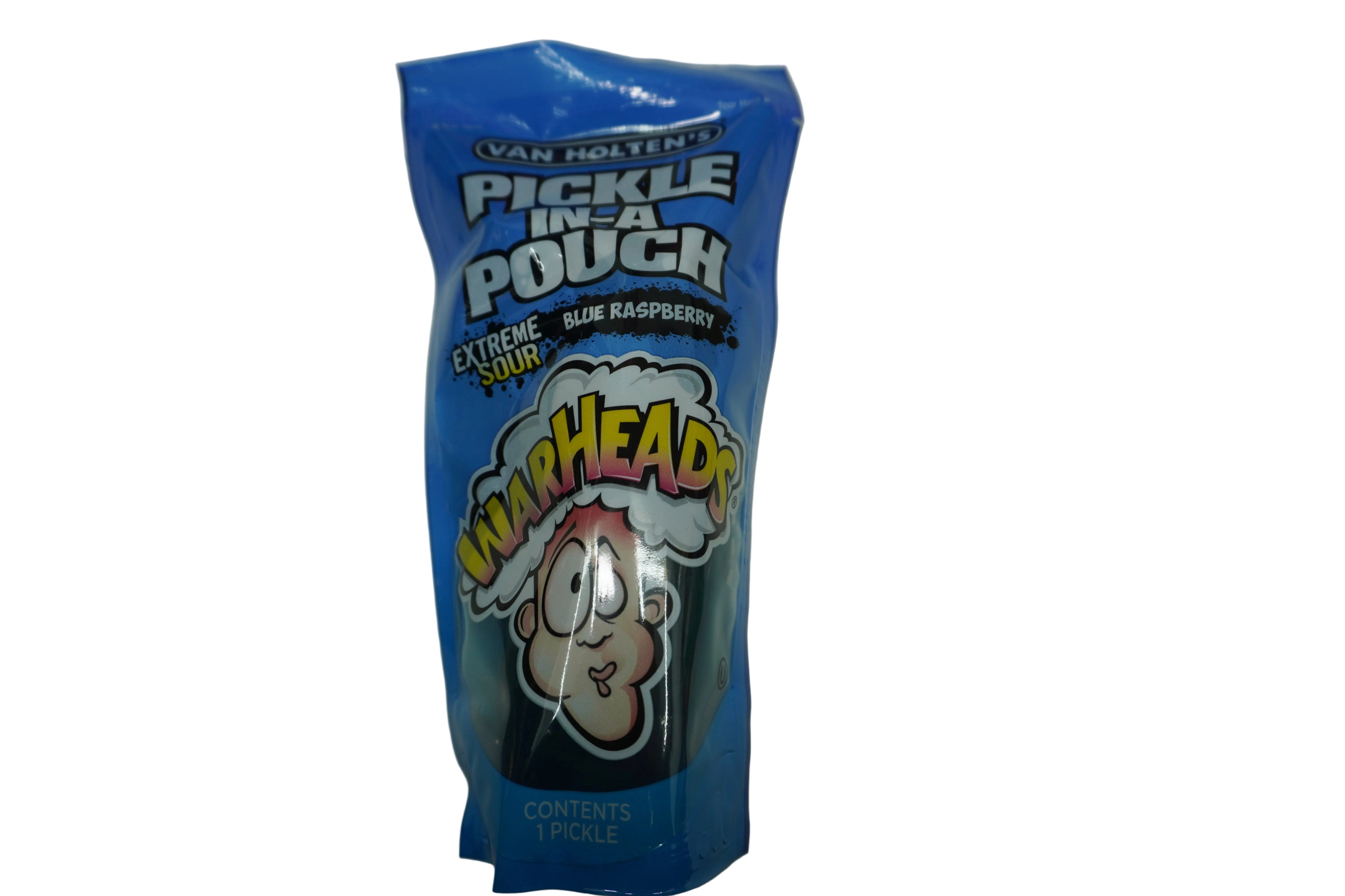 Pickle in a pouch - Warheads extreme Blue Razz