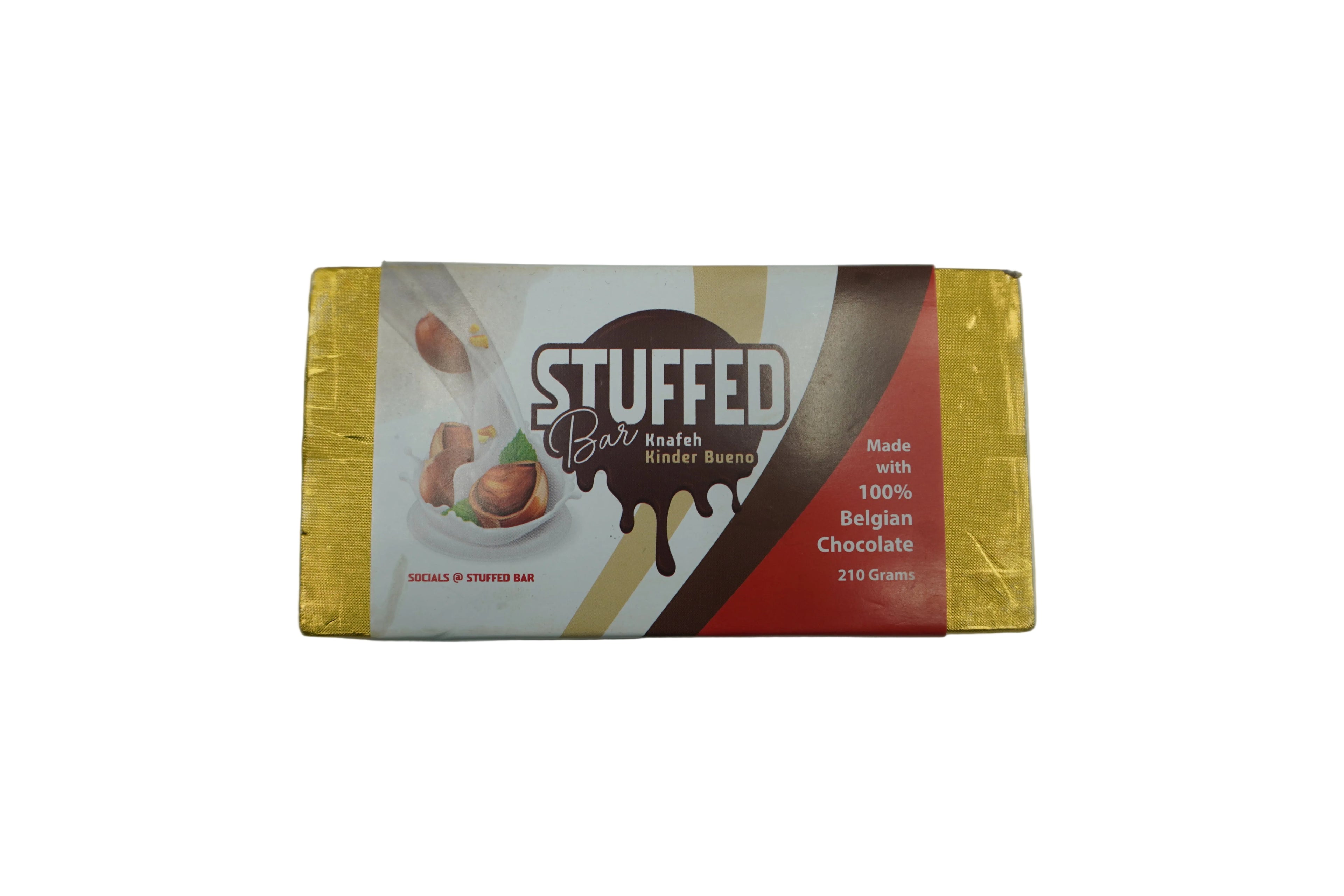 STUFFED Knafeh bar - Kinder Bueno