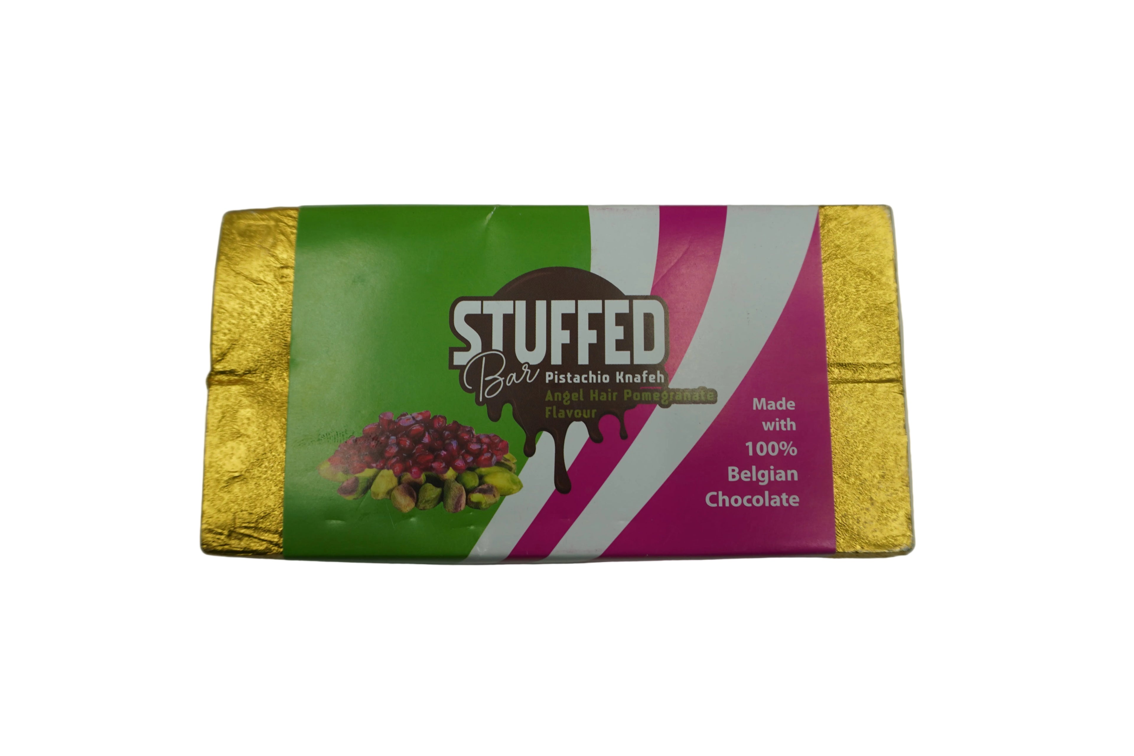 STUFFED Knafeh bar - Angel hair pomegranate